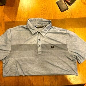 Travis Mathew Striped Polo
